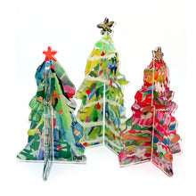 Load image into Gallery viewer, Adorned 3-D Christmas Tree
