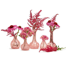 Load image into Gallery viewer, Tall Gourd Pink Bottle Vase
