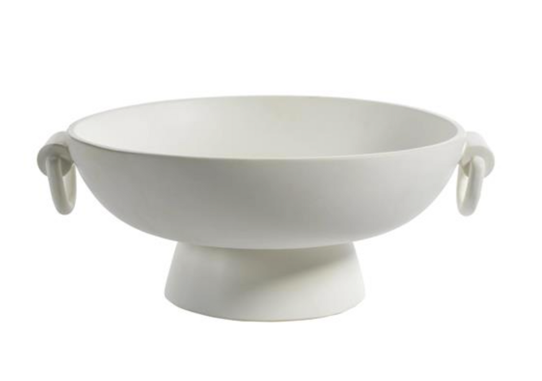 Verona Matte White Ceramic Bowl