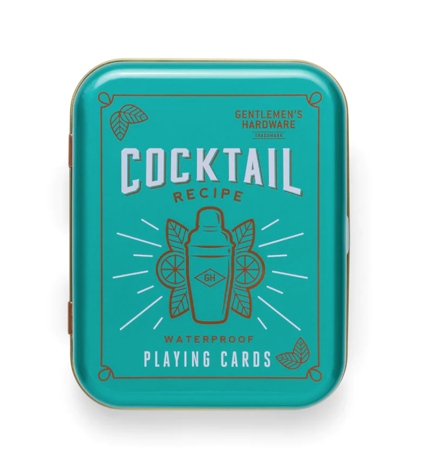 Cocktail Playing Cards w/ Recipes