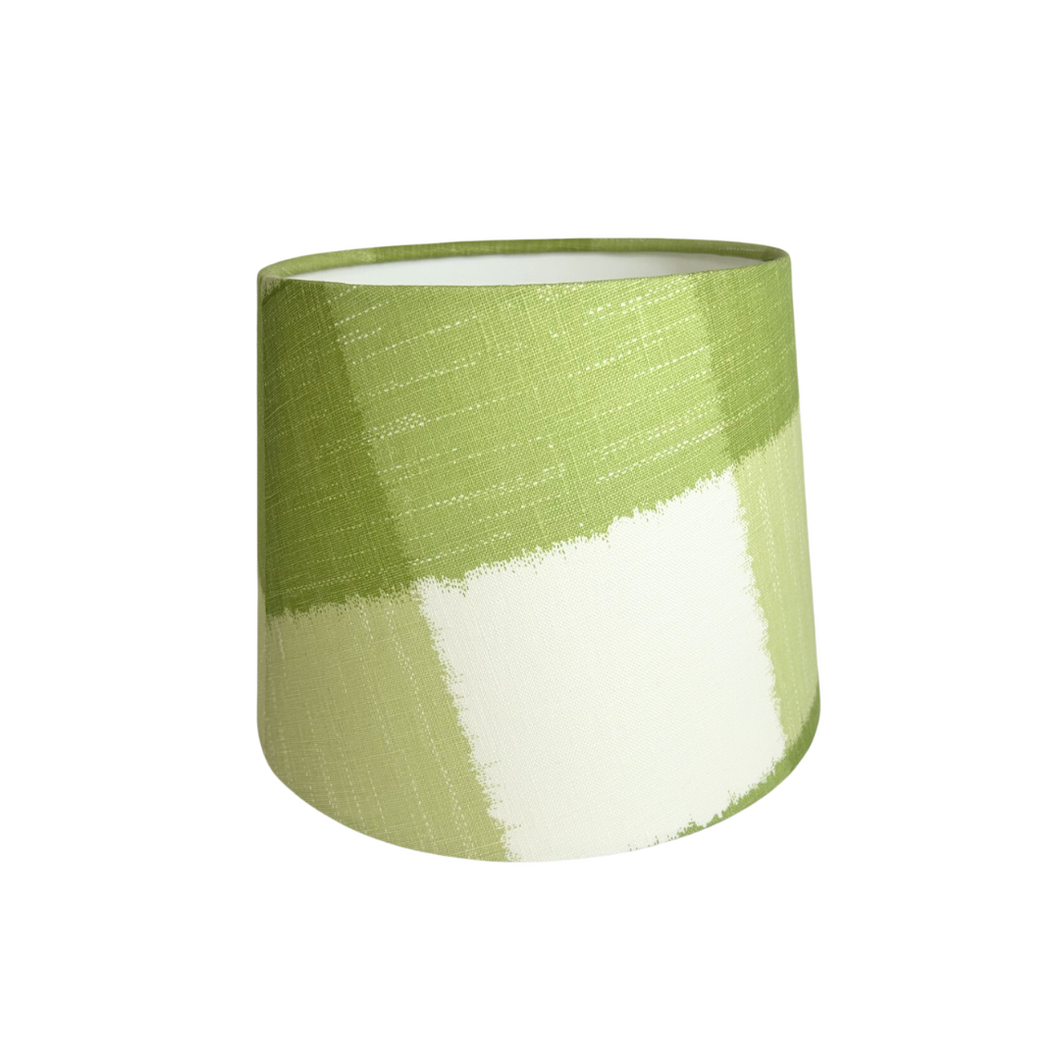 Green Check Lampshade