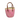Pink Diagonal Palm Tote