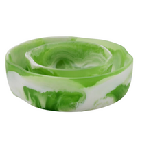 Load image into Gallery viewer, Green Swirl Resin Bowl, Set of 2
