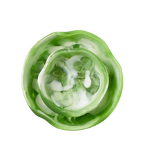 Load image into Gallery viewer, Green Swirl Resin Bowl, Set of 2
