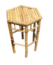 Load image into Gallery viewer, Hexagon Bamboo Side Table
